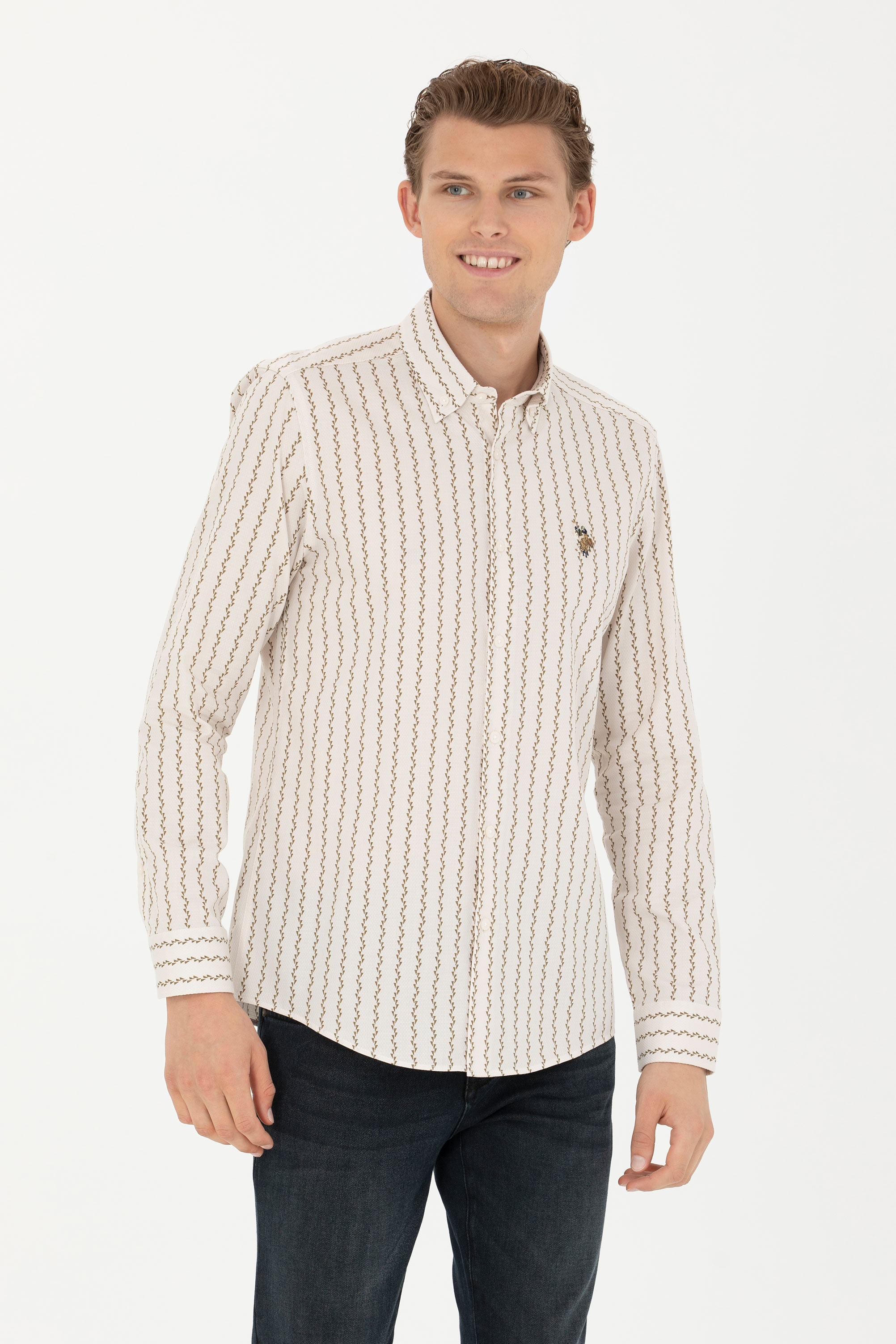Рубашка мужская US Polo Assn G081GL0040ANTREPO бежевая M, Бежевый, G081GL0040ANTREPO
Рубашка мужская US Polo Assn G081GL0040ANTREPO бежевая M, Бежевый, G081GL0040ANTREPO