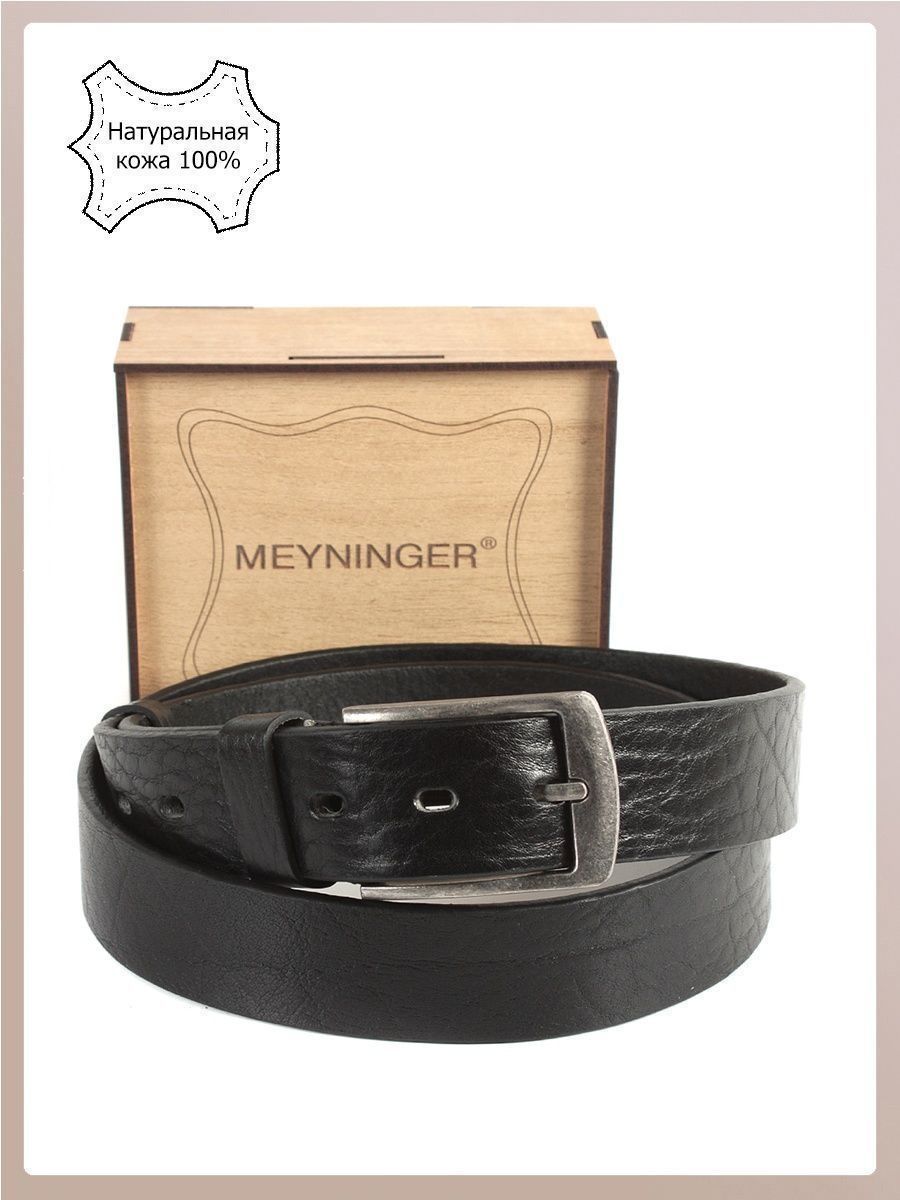 Ремень мужской MEYNINGER РН-7505, черный, РН-7505 
Ремень мужской MEYNINGER РН-7505, черный, РН-7505