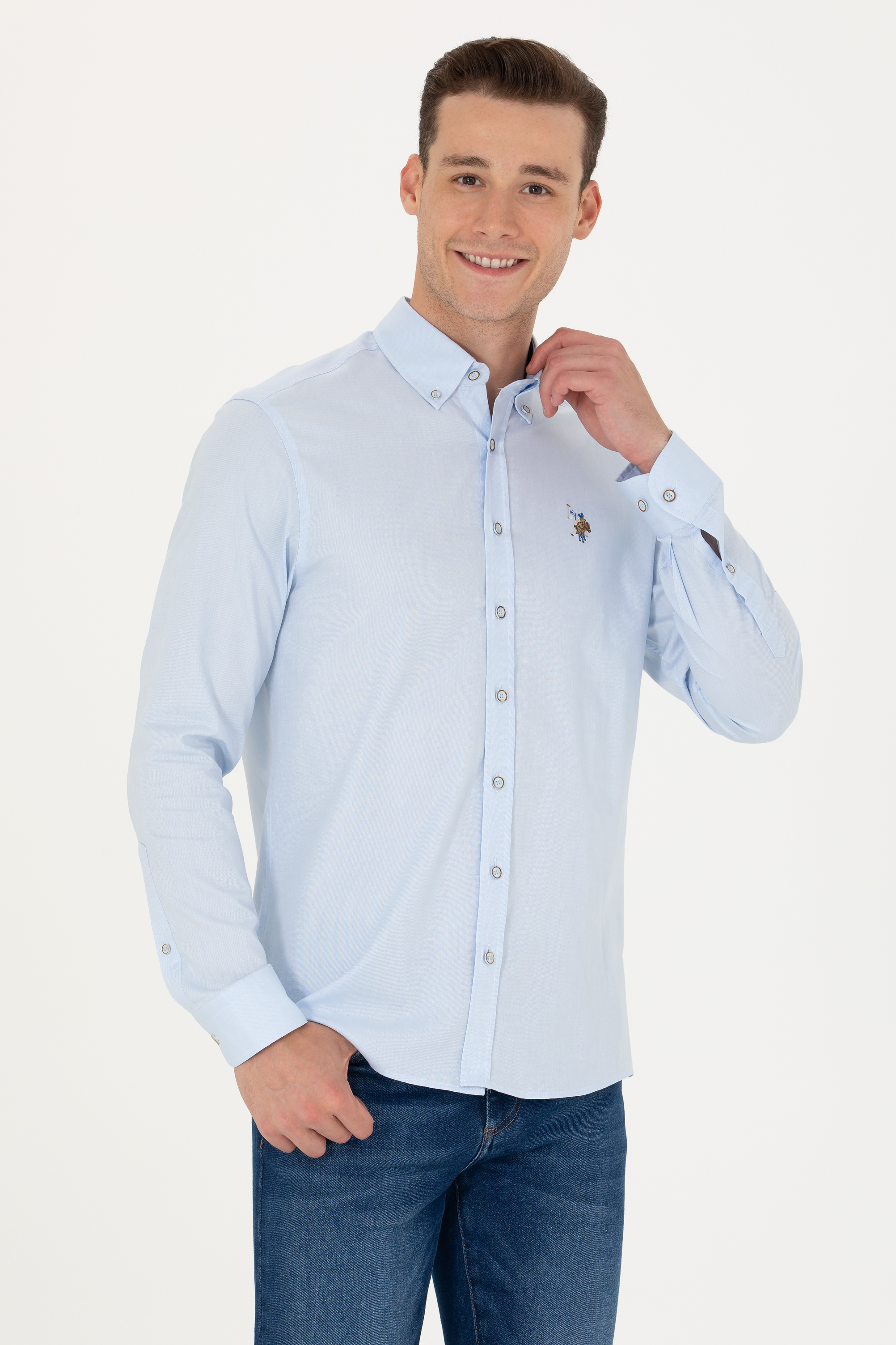 Рубашка мужская US Polo Assn G081SZ0040CEDCOLOR023K голубая S, Голубой, G081SZ0040CEDCOLOR023K
Рубашка мужская US Polo Assn G081SZ0040CEDCOLOR023K голубая S, Голубой, G081SZ0040CEDCOLOR023K