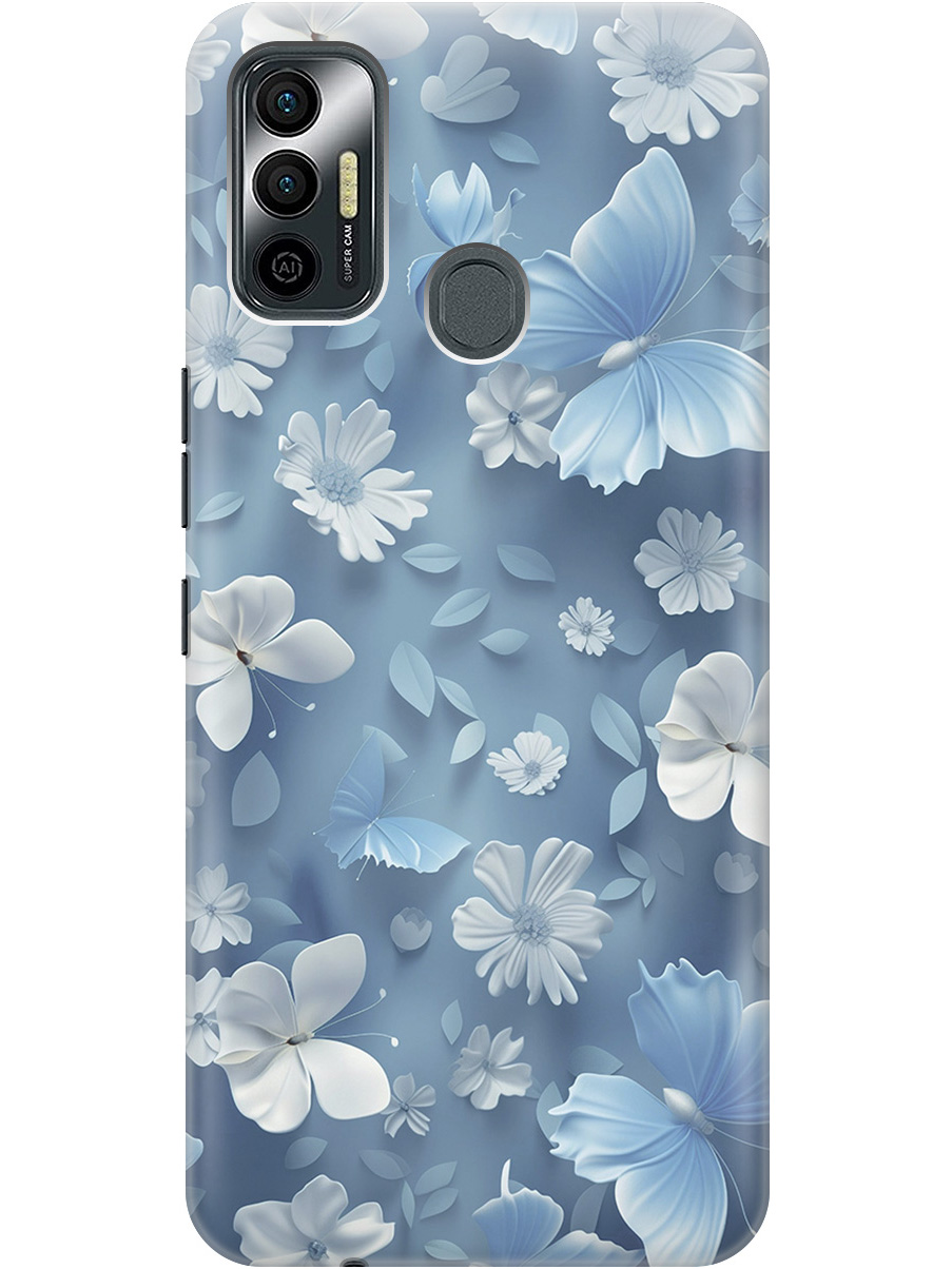 Силиконовый чехол на Tecno Spark 7 с принтом "Голубые бабочки", Прозрачный;белый;голубой, 741736110
Силиконовый чехол на Tecno Spark 7 с принтом "Голубые бабочки", Прозрачный;белый;голубой, 741736110