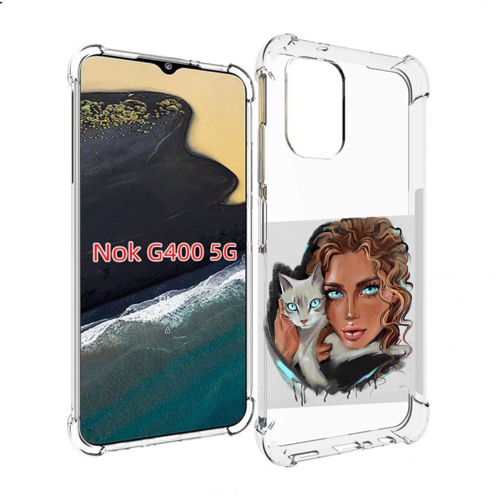 Чехол MyPads девушка-с-котом-голубые-глаза женский для Nokia G400 5G, Прозрачный, Tocco
Чехол MyPads девушка-с-котом-голубые-глаза женский для Nokia G400 5G, Прозрачный, Tocco