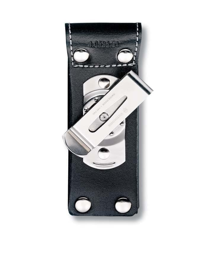 Чехол на ремень VICTORINOX для ножей 111 мм толщиной 3 уровня, с поворотной клипсой, Черный, Z001655
Чехол на ремень VICTORINOX для ножей 111 мм толщиной 3 уровня, с поворотной клипсой, Черный, Z001655
