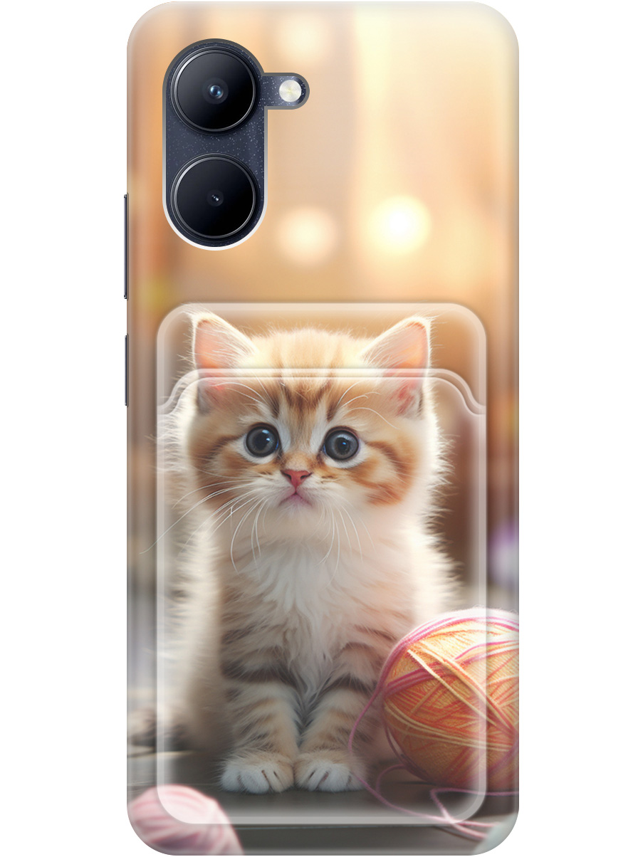Силиконовый чехол на realme C33 с рисунком "Котик и нитки", Белый;желтый;розовый, 20012000
Силиконовый чехол на realme C33 с рисунком "Котик и нитки", Белый;желтый;розовый, 20012000