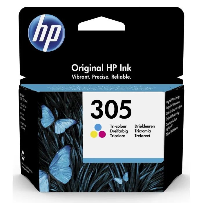 Картридж HP 305 Tri-Colour 3YM60AE для Deskjet 2320/2710/2720/2721/2723/Plus 4120/4122, Голубой;желтый;пурпурный
Картридж HP 305 Tri-Colour 3YM60AE для Deskjet 2320/2710/2720/2721/2723/Plus 4120/4122, Голубой;желтый;пурпурный