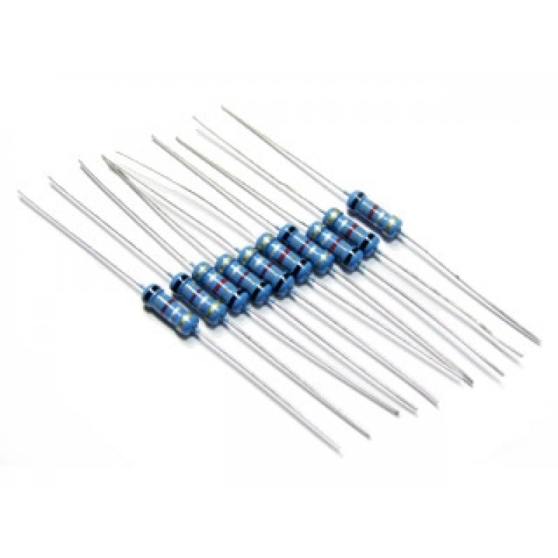 10 штук, Резистор металлопленочный 0 Ом, 0.25 Вт, 1 
10 штук, Резистор металлопленочный 0 Ом, 0.25 Вт, 1