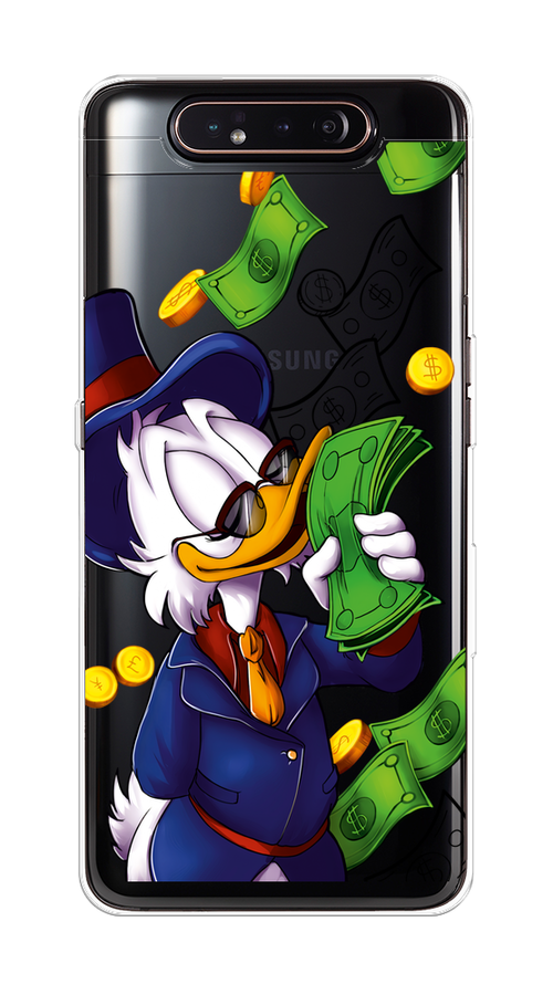 Чехол на Samsung Galaxy A80 "Scrooge McDuck with Money", Синий;зеленый;белый, 28350-6
Чехол на Samsung Galaxy A80 "Scrooge McDuck with Money", Синий;зеленый;белый, 28350-6