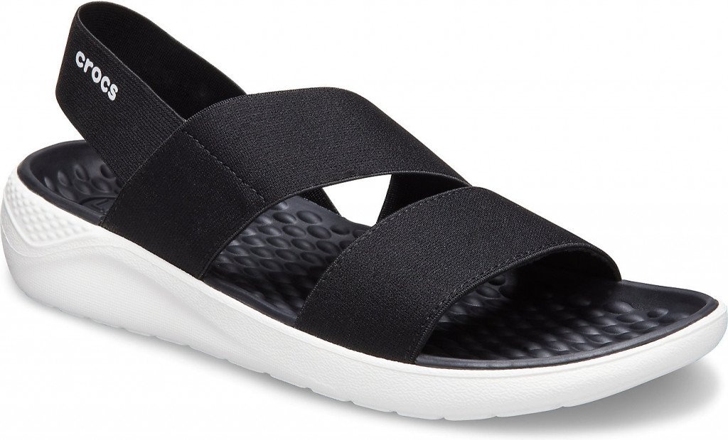 фото Сандалии женские crocs literide stretch sandal w белые 39-40 eu