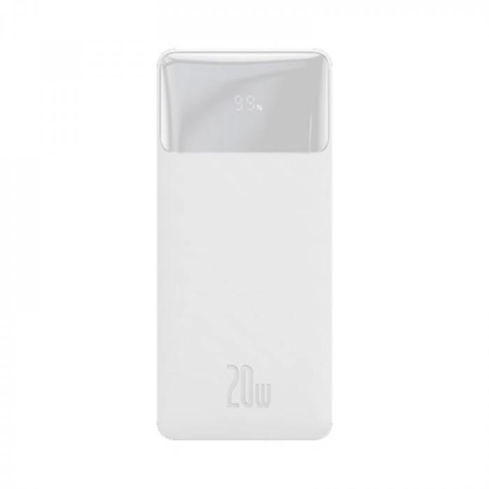 Внешний аккумулятор BASEUS Bipow Digital Display 20W, 3.0A (10000 mAh), белый, PPDML-L02
Внешний аккумулятор BASEUS Bipow Digital Display 20W, 3.0A (10000 mAh), белый, PPDML-L02