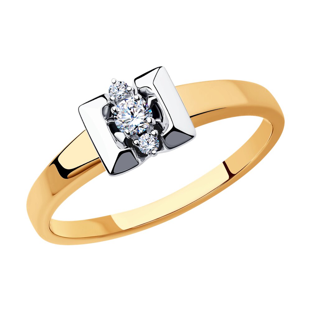 Кольцо помолвочное из комбинированного золота с бриллиантом р. SOKOLOV Diamonds 1011459, 1011459
Кольцо помолвочное из комбинированного золота с бриллиантом р. SOKOLOV Diamonds 1011459, 1011459