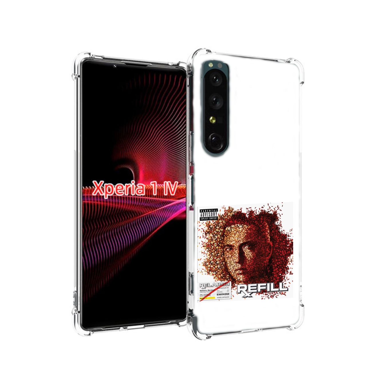 Чехол задняя-панель-накладка-бампер MyPads Eminem RELAPSE, REFILL для Sony Xperia 1 IV ..., Прозрачный, Tocco
Чехол задняя-панель-накладка-бампер MyPads Eminem RELAPSE, REFILL для Sony Xperia 1 IV ..., Прозрачный, Tocco