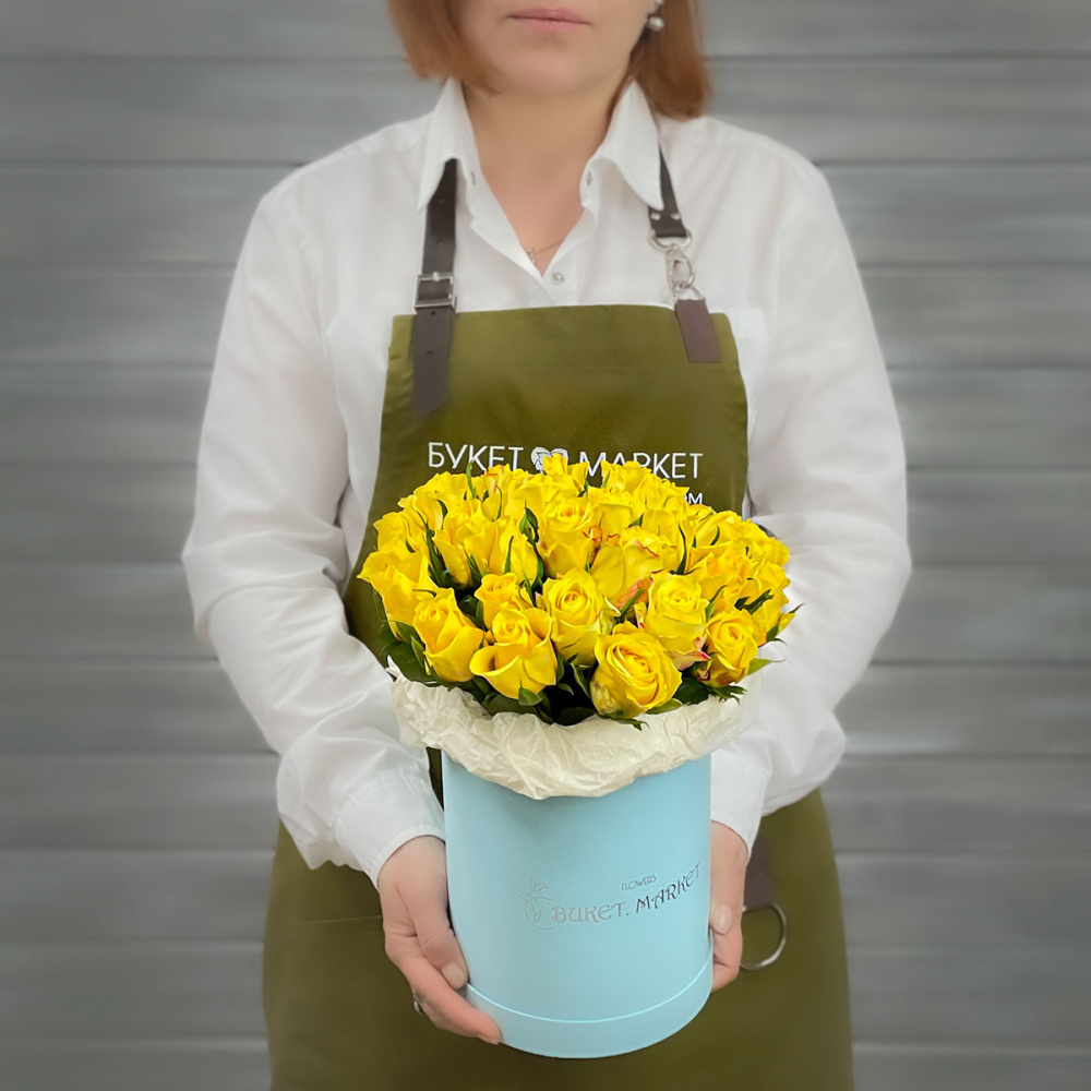 Букет из 35 желтых Кенийских роз в шляпной коробке, Букет Маркет, 35 роз, B2216, 35 роз
Букет из 35 желтых Кенийских роз в шляпной коробке, Букет Маркет, 35 роз, B2216, 35 роз