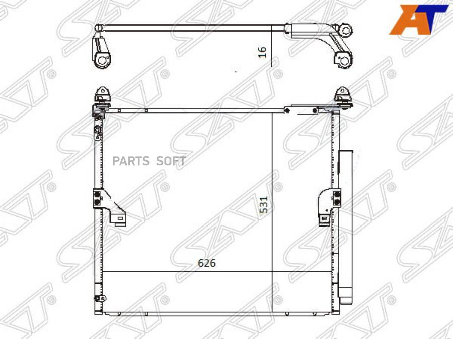 Радиатор Кондиционера Lexus Gx460 10-/Toyota Land Cruiser Prado 150 09- Sat арт. ST-TYX4-3
Радиатор Кондиционера Lexus Gx460 10-/Toyota Land Cruiser Prado 150 09- Sat арт. ST-TYX4-3