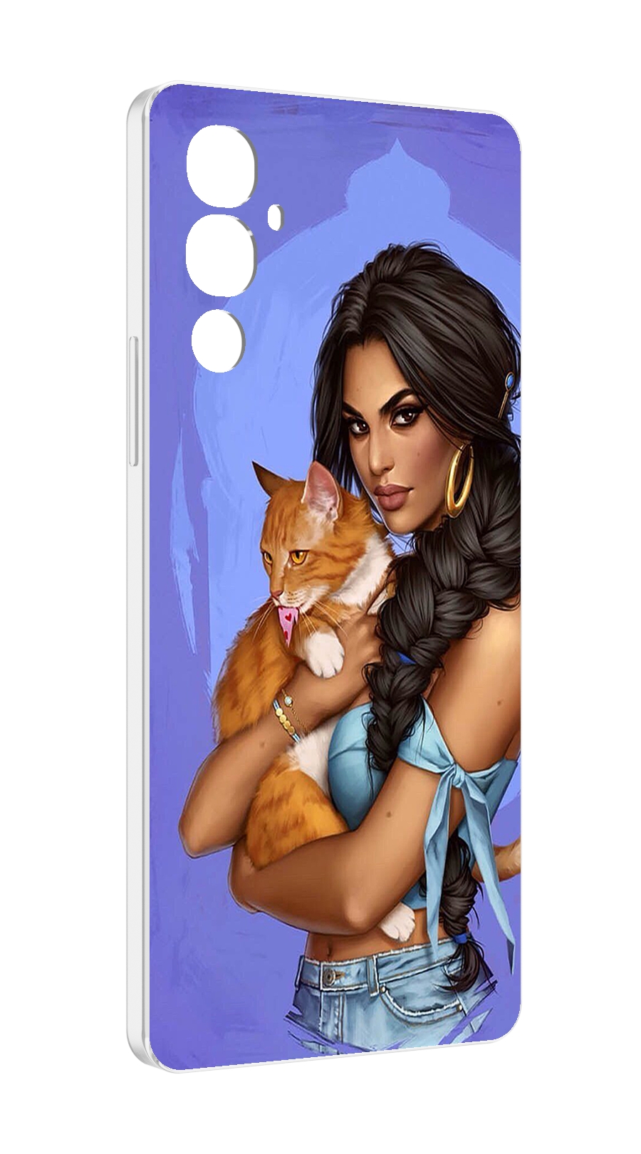 Чехол MyPads девушка-красивая-с-синим-фоном женский для Tecno Pova 4, Прозрачный, Tocco
Чехол MyPads девушка-красивая-с-синим-фоном женский для Tecno Pova 4, Прозрачный, Tocco