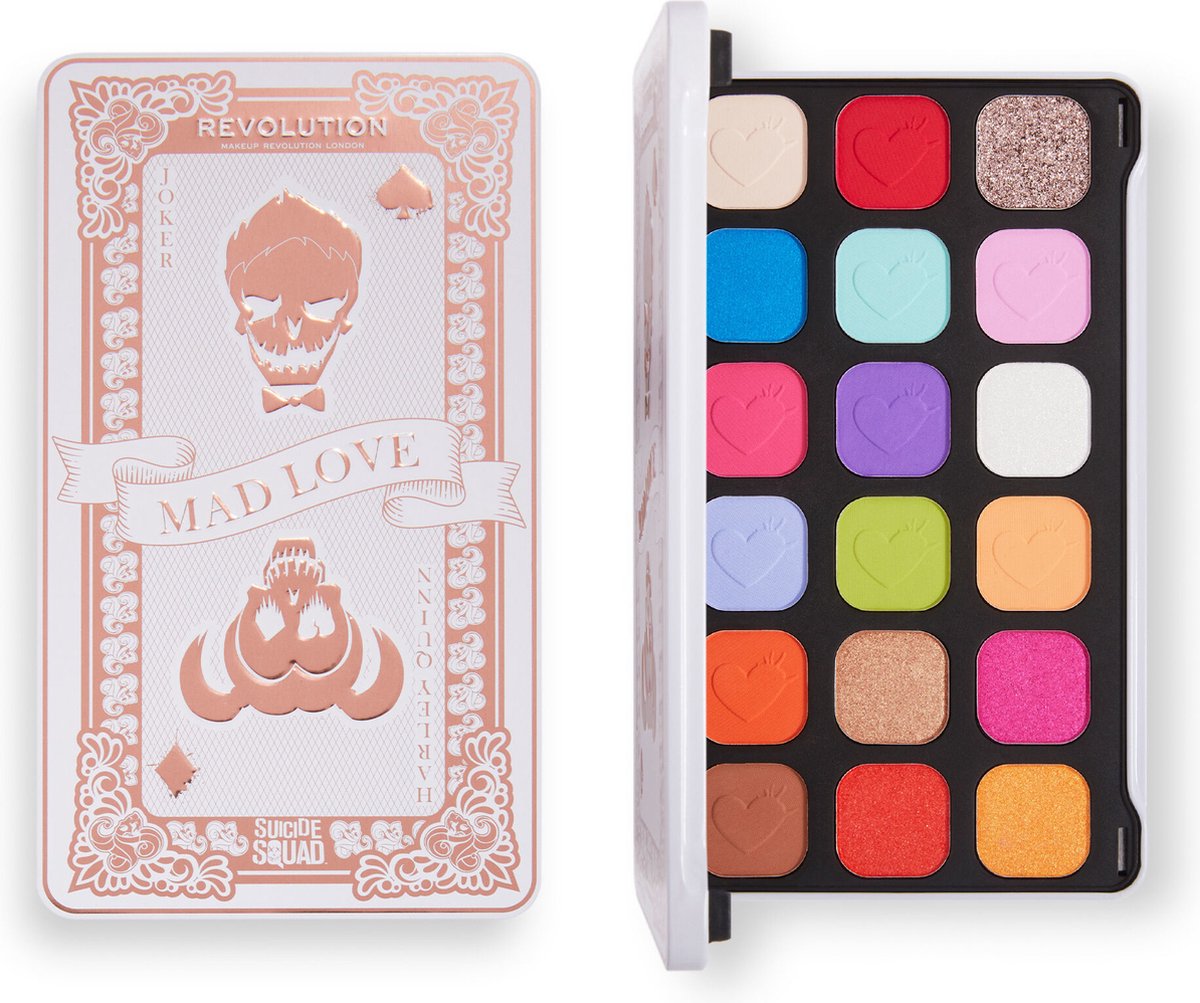 Палетка теней для век Revolution Makeup DC Forever Flawless Mad love, 19,8 г, Разноцветный
Палетка теней для век Revolution Makeup DC Forever Flawless Mad love, 19,8 г, Разноцветный