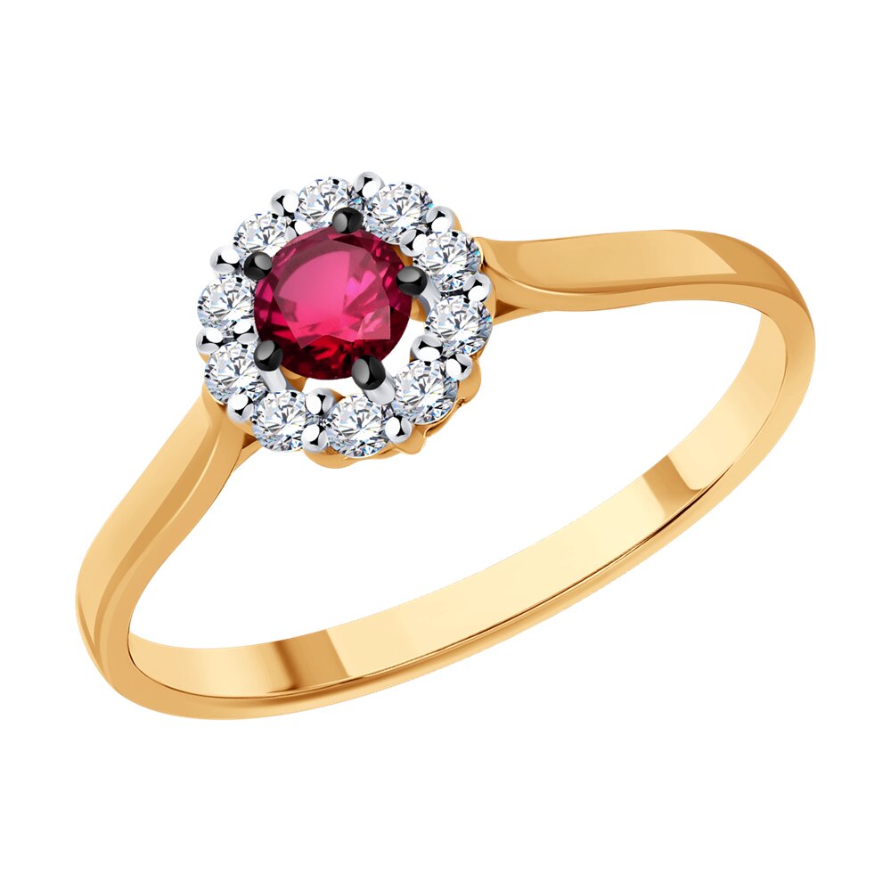 Кольцо из красного золота с бриллиантом/рубином р. Diamant 51-210-01779-3, 51-210-01779-3
Кольцо из красного золота с бриллиантом/рубином р. Diamant 51-210-01779-3, 51-210-01779-3