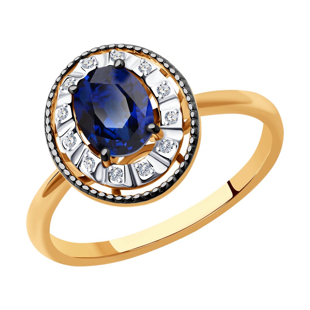 Кольцо из красного золота с бриллиантом/сапфиром р. , Diamant 51-210-01023-1, 51-210-01023-1
Кольцо из красного золота с бриллиантом/сапфиром р. , Diamant 51-210-01023-1, 51-210-01023-1