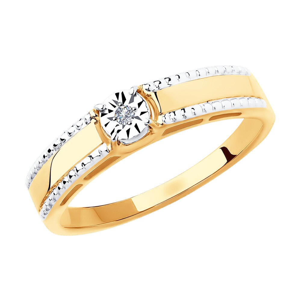 Кольцо из красного золота с бриллиантом р. 17,5 Diamant 51-210-00339-1, 51-210-00339-1
Кольцо из красного золота с бриллиантом р. 17,5 Diamant 51-210-00339-1, 51-210-00339-1