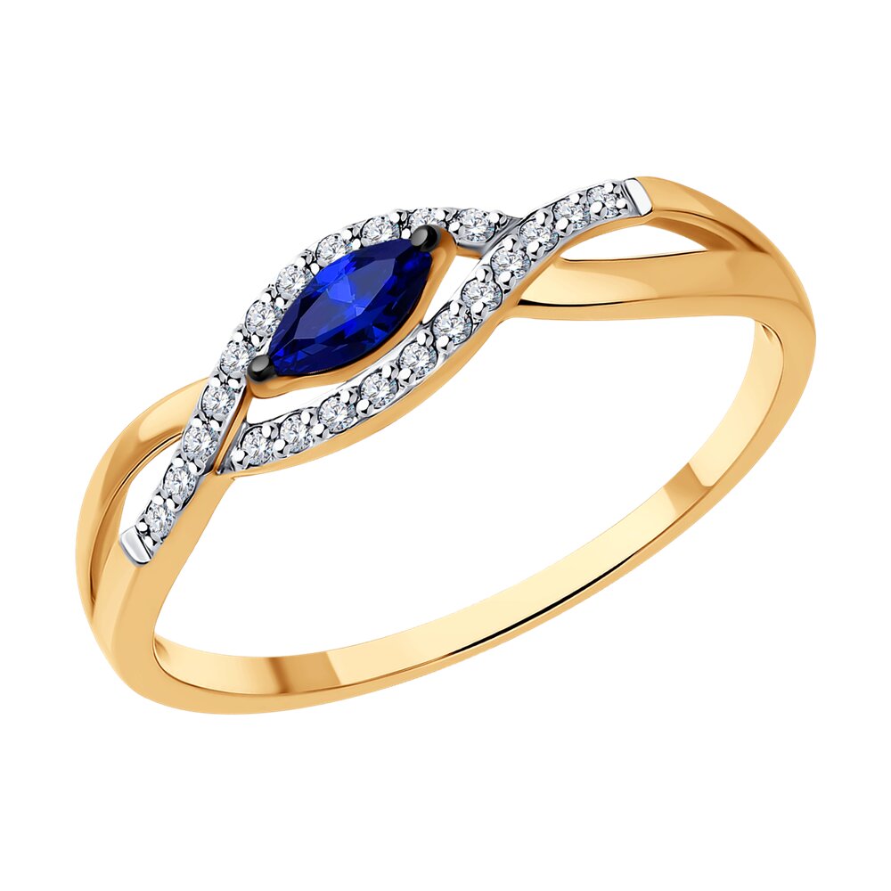 Кольцо из красного золота с бриллиантом/сапфиром р. , Diamant 51-210-01842-1, 51-210-01842-1
Кольцо из красного золота с бриллиантом/сапфиром р. , Diamant 51-210-01842-1, 51-210-01842-1