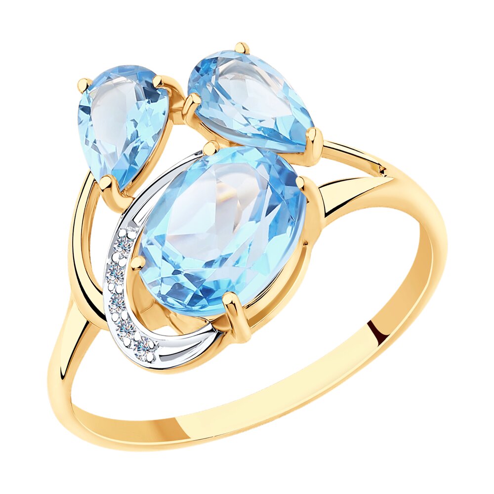Кольцо из красного золота с фианитом/топазом р. 17,5 Diamant 51-310-00352-1, 51-310-00352-1
Кольцо из красного золота с фианитом/топазом р. 17,5 Diamant 51-310-00352-1, 51-310-00352-1
