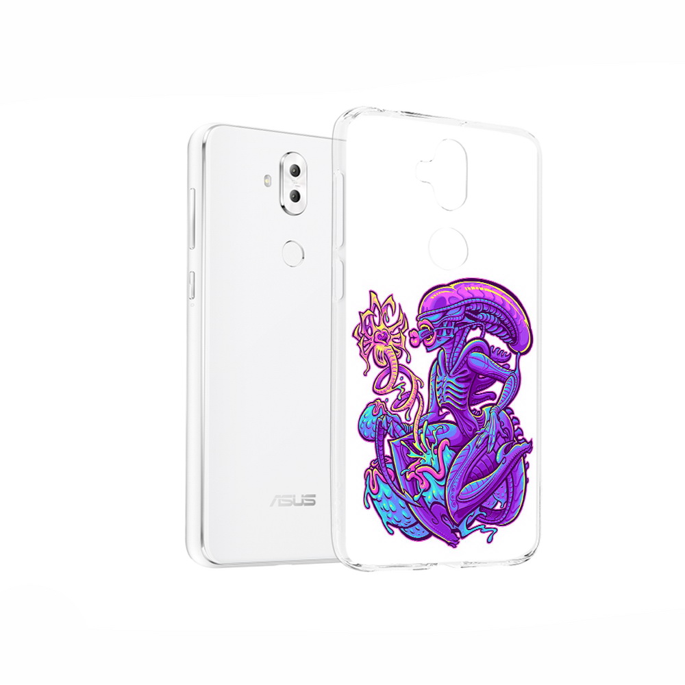 Чехол MyPads Tocco для Asus ZenFone 5 Lite (ZC600KL) чужой фиолетовый цвет, Прозрачный, Tocco
Чехол MyPads Tocco для Asus ZenFone 5 Lite (ZC600KL) чужой фиолетовый цвет, Прозрачный, Tocco