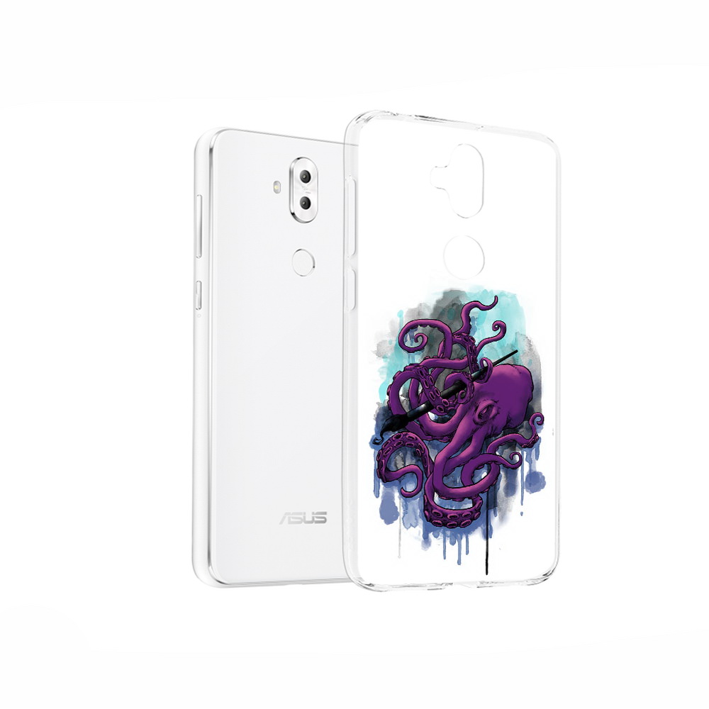 Чехол MyPads Tocco для Asus ZenFone 5 Lite (ZC600KL) фиолетовый осьминог, Прозрачный, Tocco
Чехол MyPads Tocco для Asus ZenFone 5 Lite (ZC600KL) фиолетовый осьминог, Прозрачный, Tocco