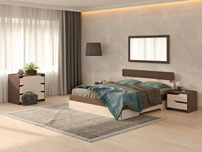 Кровать Орматек Milton Дуб Венге/Дуб Шамони светлый (124), 90х200, Бежевый;коричневый, Milton
Кровать Орматек Milton Дуб Венге/Дуб Шамони светлый (124), 90х200, Бежевый;коричневый, Milton