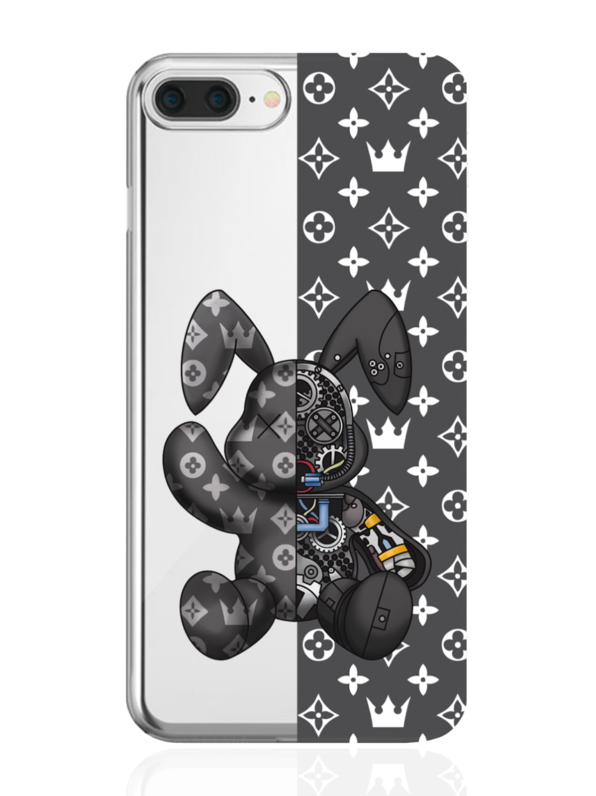 Чехол MustHaveCase для iPhone 7/8 Plus Bunny Серый прозрачный, iPhone 7/8 Plus Bunny Серый
Чехол MustHaveCase для iPhone 7/8 Plus Bunny Серый прозрачный, iPhone 7/8 Plus Bunny Серый