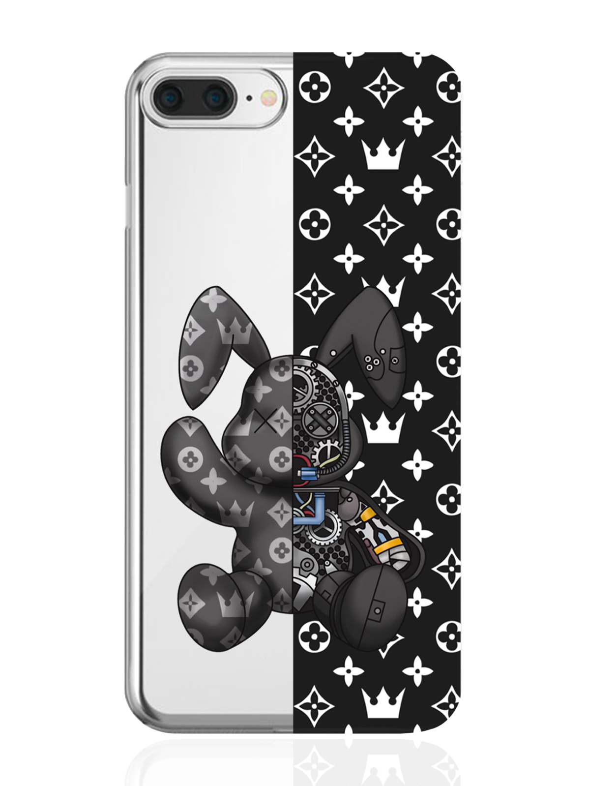 Чехол MustHaveCase для iPhone 7/8 Plus Bunny Черный прозрачный, iPhone 7/8 Plus Bunny Черный
Чехол MustHaveCase для iPhone 7/8 Plus Bunny Черный прозрачный, iPhone 7/8 Plus Bunny Черный