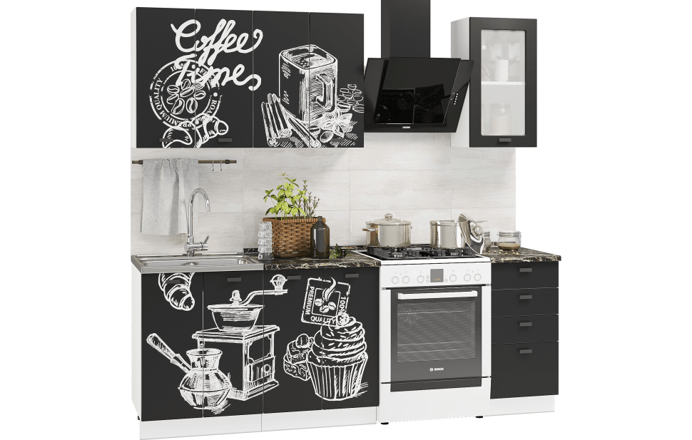 Интерьер-центр Комплект кухни Чикаго Coffe Time 1,6 м №9 Шагрень черная coffe time/шагрень, НФ-00002003_000024893
Интерьер-центр Комплект кухни Чикаго Coffe Time 1,6 м №9 Шагрень черная coffe time/шагрень, НФ-00002003_000024893