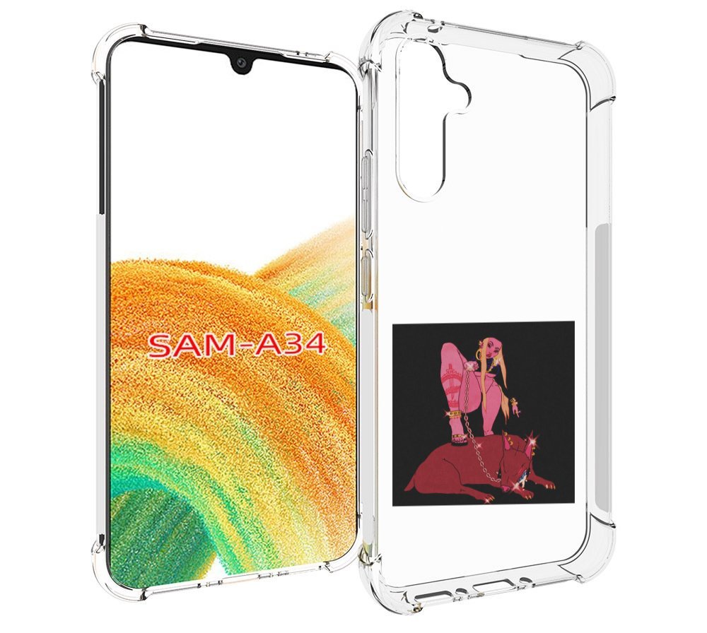 Чехол MyPads девушка с собакой на цепи нарисованная женский для Samsung Galaxy A34, Tocco
Чехол MyPads девушка с собакой на цепи нарисованная женский для Samsung Galaxy A34, Tocco