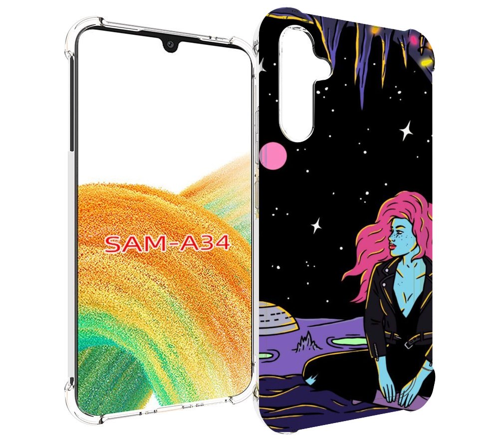 Чехол MyPads девушка с красными волосами в космосе женский для Samsung Galaxy A34, Tocco
Чехол MyPads девушка с красными волосами в космосе женский для Samsung Galaxy A34, Tocco