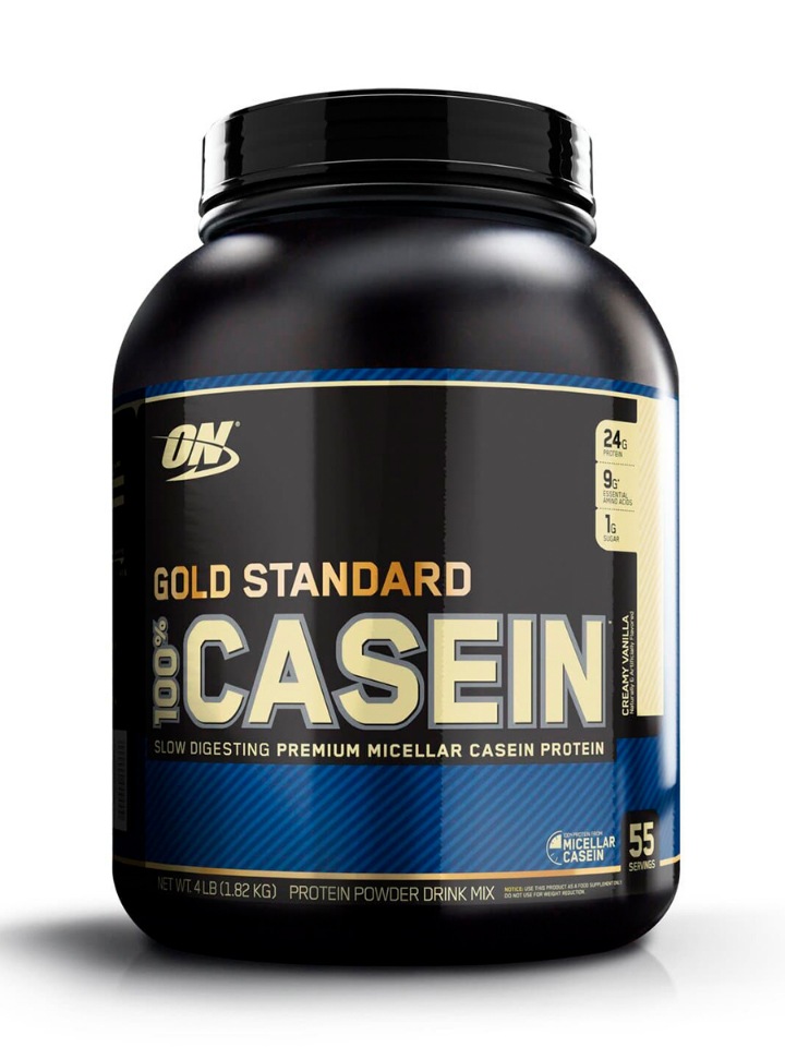 фото Казеиновый протеин optimum nutrition gold standard 100% casein 4 lb creamy vanilla