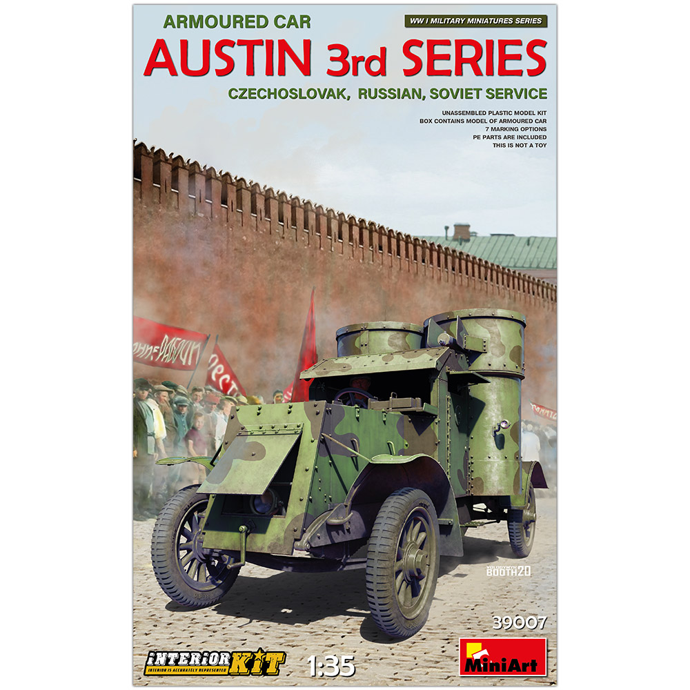 Сборная модель MiniArt 1/35 Бронеавтомоб Austin чехослов российс советс с интерьером 39007
Сборная модель MiniArt 1/35 Бронеавтомоб Austin чехослов российс советс с интерьером 39007