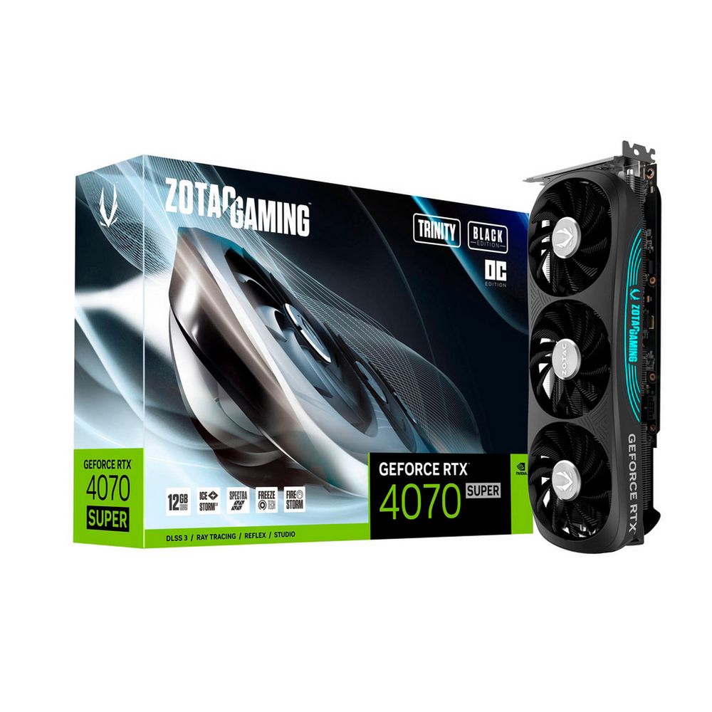 Видеокарта Zotac NVIDIA RTX4070 SUPER (ZT-D40720J-10P), RTX4070 SUPER
