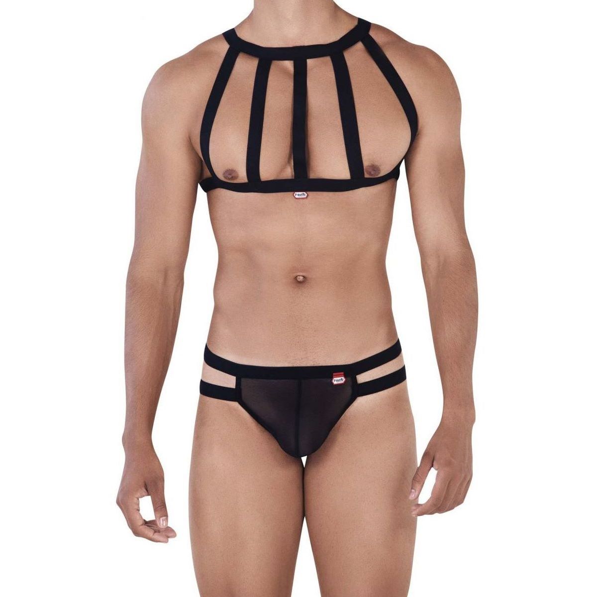 Мужской комплект черный тонги и портупея Pikante THONG HARNESS PERSONALITY 033111 XL, 0331
Мужской комплект черный тонги и портупея Pikante THONG HARNESS PERSONALITY 033111 XL, 0331
