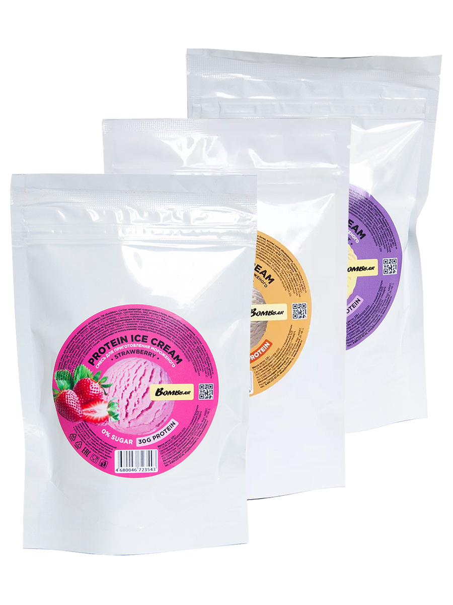 Смесь для протеинового мороженого без сахара Bombbar Protein ice cream, 3шт по 60г, Protein ice cream
Смесь для протеинового мороженого без сахара Bombbar Protein ice cream, 3шт по 60г, Protein ice cream