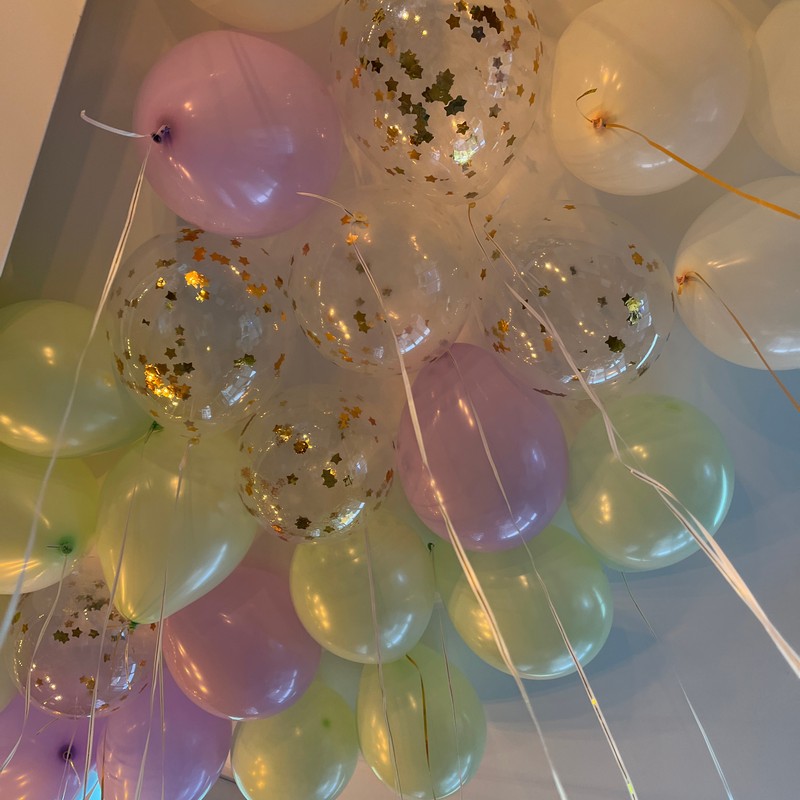 Набор шаров 73 - в потолок, аэродизайн, Зеленый;золотистый;фиолетовый, 73
Набор шаров 73 - в потолок, аэродизайн, Зеленый;золотистый;фиолетовый, 73