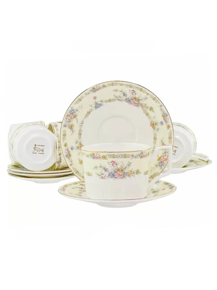 Кофейный набор 110 мл. Lenardi. Fleur. 12 пр. Костяной фарфор. Подарочная упаковка., Белый, LD145-45
Кофейный набор 110 мл. Lenardi. Fleur. 12 пр. Костяной фарфор. Подарочная упаковка., Белый, LD145-45