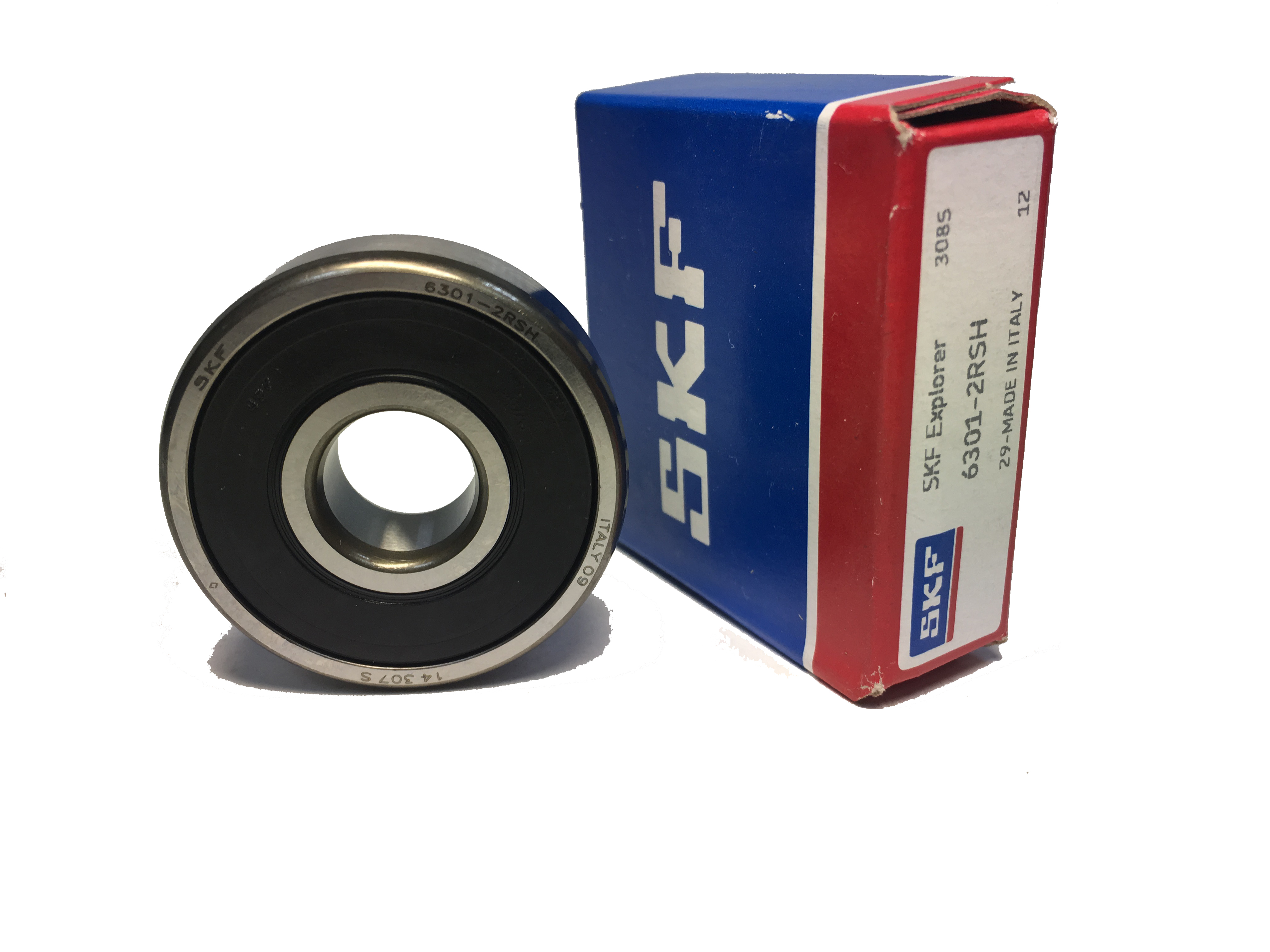 фото Подшипник 6301-2rs (180301) skf швеция. made in italy