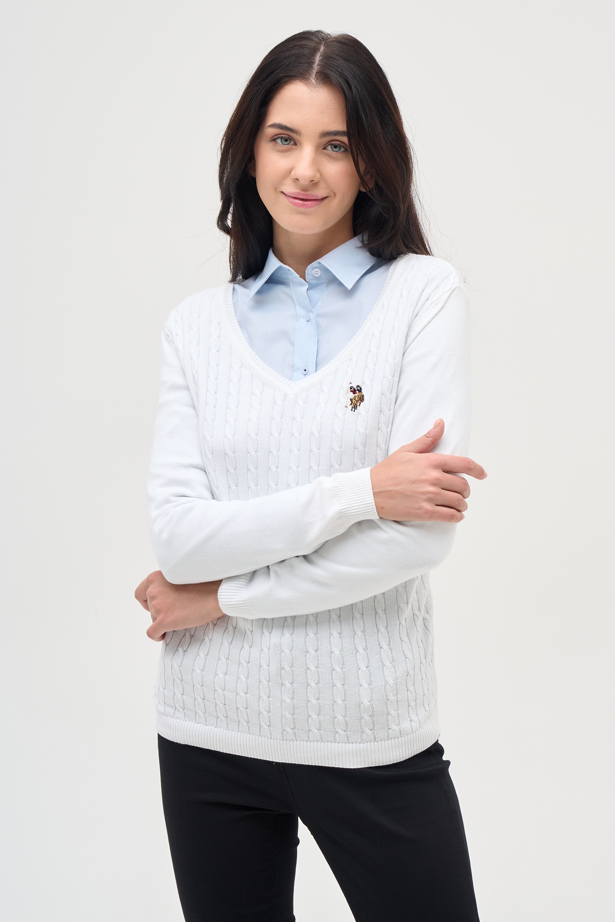 Пуловер женский U.S. POLO Assn. G082GL0TK0YTK03R-BSK23 белый XS, G082GL0TK0YTK03R-BSK23
Пуловер женский U.S. POLO Assn. G082GL0TK0YTK03R-BSK23 белый XS, G082GL0TK0YTK03R-BSK23