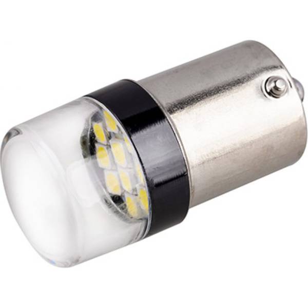 Автолампа SKYWAY диод, S25 (P21W), 12 В, 10 SMD диодов, BA15s, 1-конт., белая S08201527
Автолампа SKYWAY диод, S25 (P21W), 12 В, 10 SMD диодов, BA15s, 1-конт., белая S08201527