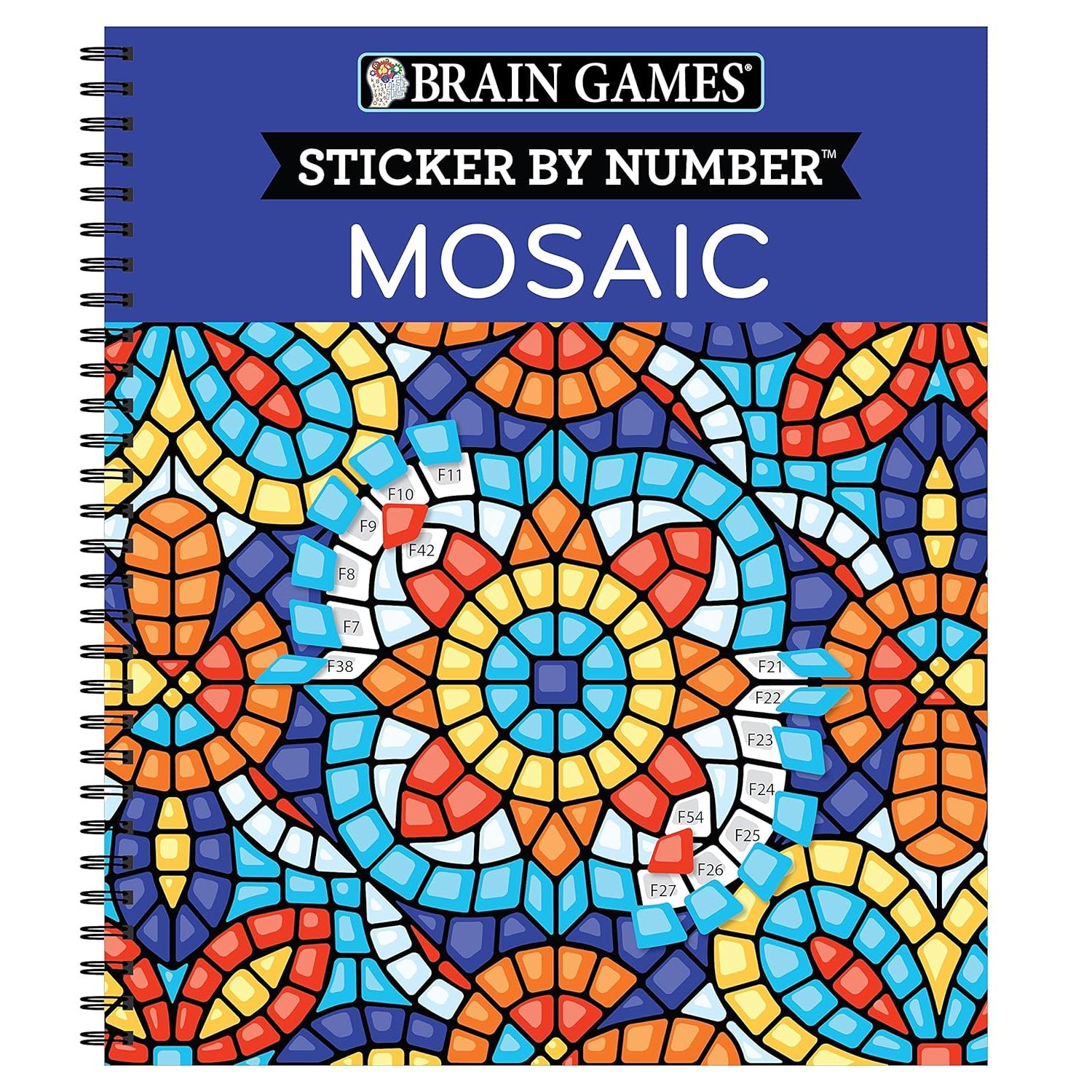 Brain Games - Sticker by Number: Mosaic (20 Complex Images to Sticker). Publications Inter
Brain Games - Sticker by Number: Mosaic (20 Complex Images to Sticker). Publications Inter