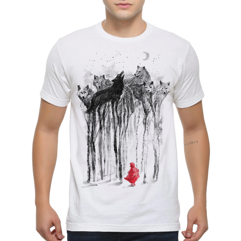 фото Футболка мужская красная шапочка dream shirts белая 3xl