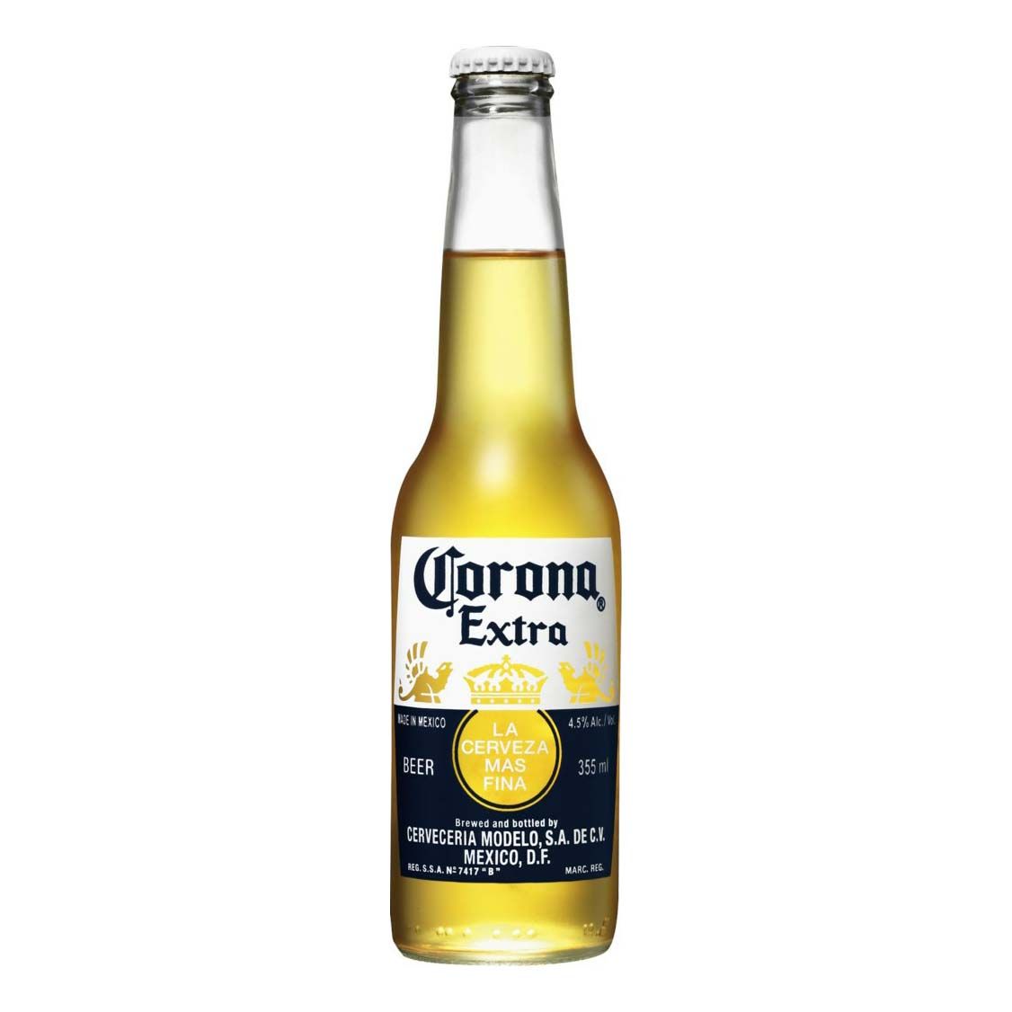 Пивной напиток Corona Extra светлый фильтрованный пастеризованный 4,5% 0,355 л, Светлое
Пивной напиток Corona Extra светлый фильтрованный пастеризованный 4,5% 0,355 л, Светлое