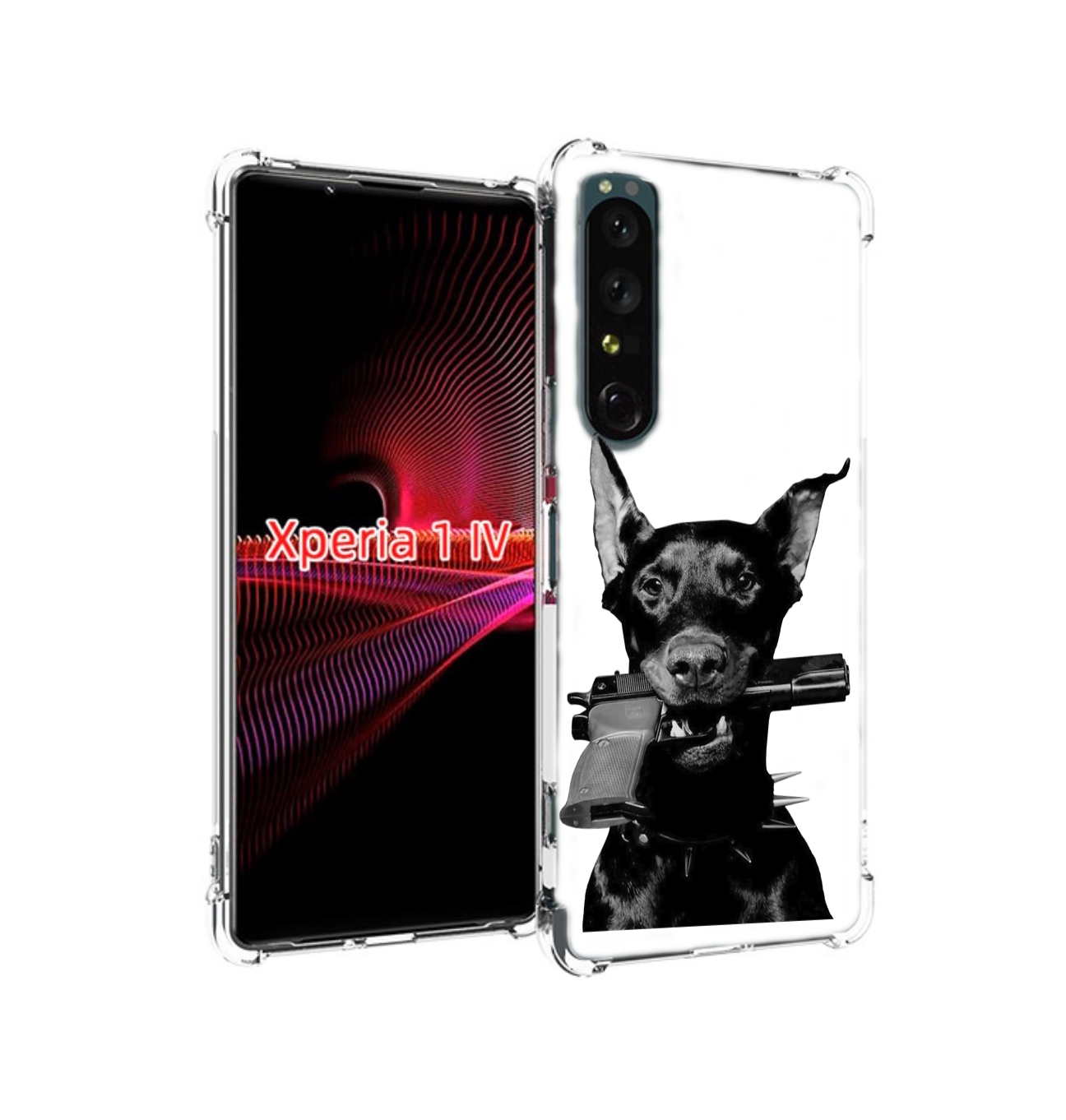 Чехол задняя-панель-накладка-бампер MyPads доберман с пистолетом для Sony Xperia 1 IV п..., Прозрачный, Tocco
Чехол задняя-панель-накладка-бампер MyPads доберман с пистолетом для Sony Xperia 1 IV п..., Прозрачный, Tocco