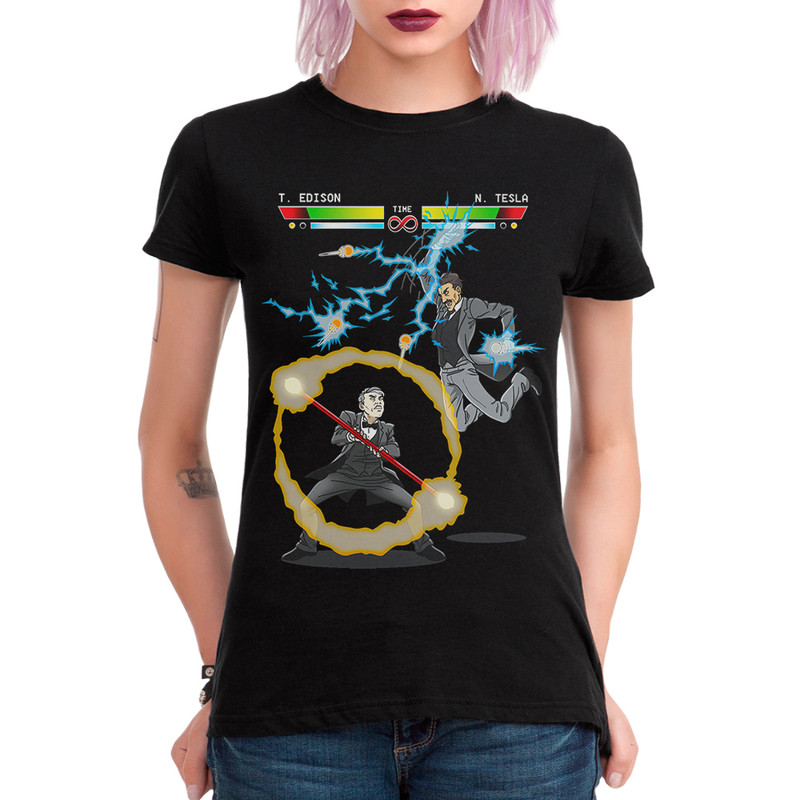 Футболка женская Dream Shirts Тесла Против Эдисона черная L, Черный, Тесла Против Эдисона
Футболка женская Dream Shirts Тесла Против Эдисона черная L, Черный, Тесла Против Эдисона