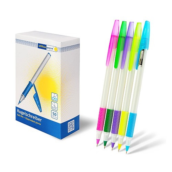 Ручка шариковая Office Point KS-620, синяя, 0,7 мм, 1 шт. 
Ручка шариковая Office Point KS-620, синяя, 0,7 мм, 1 шт.