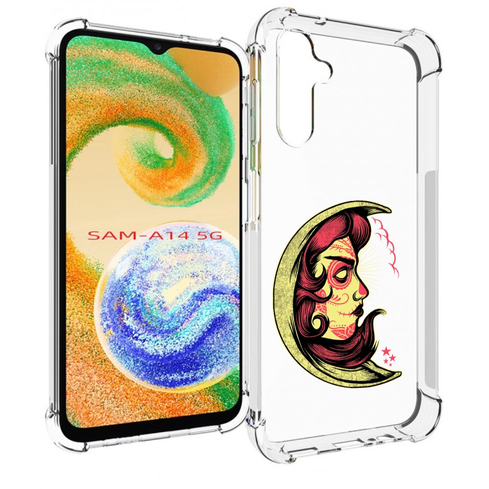 Чехол MyPads желтый полумесяц с лицом девушки для Samsung Galaxy A14 5G, Прозрачный, Tocco
Чехол MyPads желтый полумесяц с лицом девушки для Samsung Galaxy A14 5G, Прозрачный, Tocco
