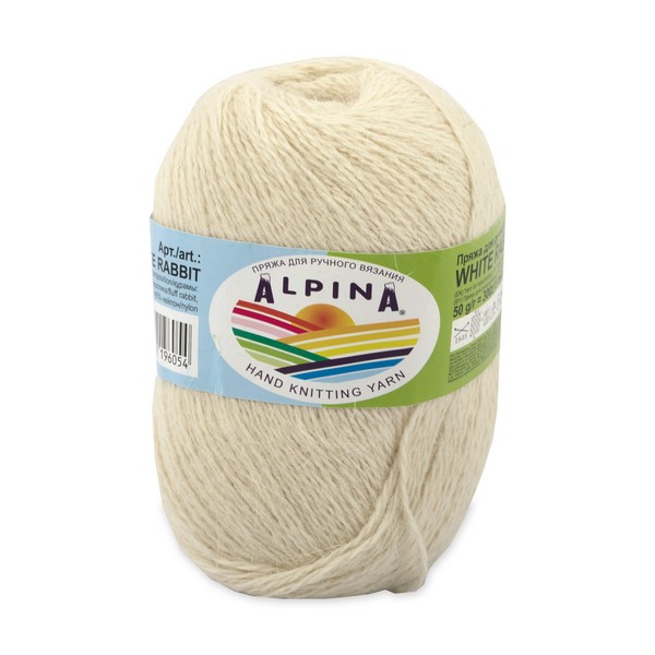 Пряжа Alpina WHITE RABBIT 10 шт. в упак. цвет №260 молочный Alpina-WHITE RABBIT-№2, Бежевый
Пряжа Alpina WHITE RABBIT 10 шт. в упак. цвет №260 молочный Alpina-WHITE RABBIT-№2, Бежевый