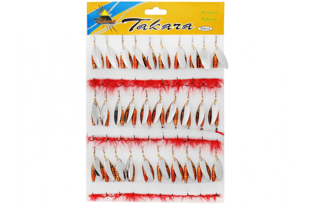 Блесна Takara Т-5165-2# Ручная работа 10 г, серебристый, 5 шт., Т-5165-2# Ручная работа
Блесна Takara Т-5165-2# Ручная работа 10 г, серебристый, 5 шт., Т-5165-2# Ручная работа